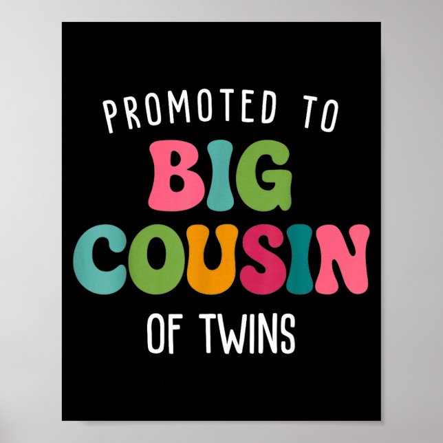 Promoted to big cousin of twins  poster (Front)