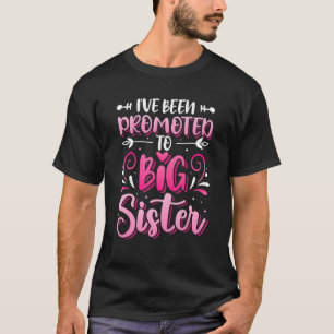 Promoted To Big Sister 2023 Pregnancy Announcement T-Shirt