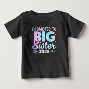 Promoted to Big Sister 2026, Soon To Be Big Sis Baby T-Shirt