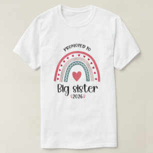 Promoted to Big Sister Adorable 2026 Baby  T-Shirt