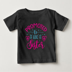 Promoted To Big Sister Again 2026 Pregnancy Reveal Baby T-Shirt
