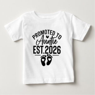 Promoted To Big Sister Again 2026 Pregnancy Reveal Baby T-Shirt