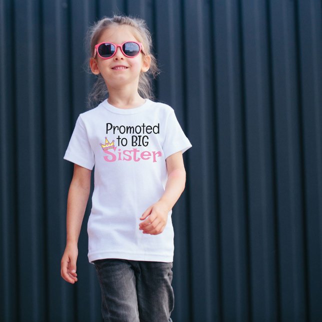 Promoted To Big Sister Baby T-Shirt (Creator Uploaded)