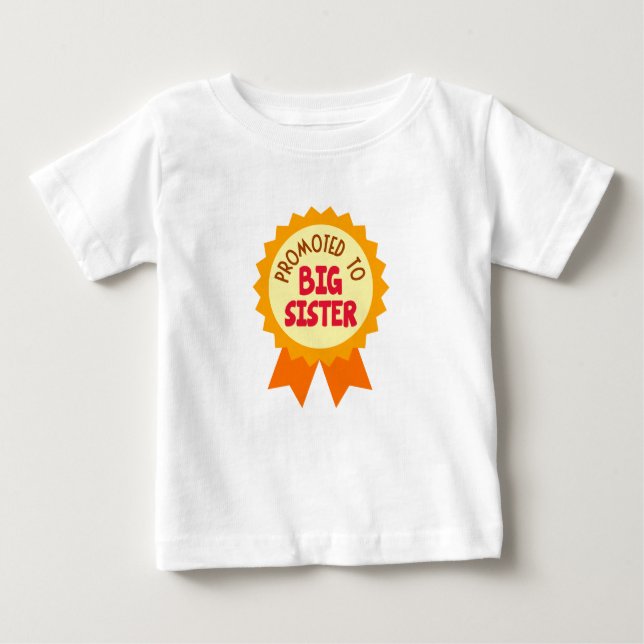 Promoted to Big Sister Long Sleeved Girl's T-shirt (Front)