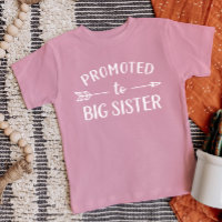 Promoted to Big Sister Pregnancy Announcement