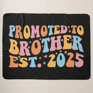 Promoted To Brother Est. 2025 III Sherpa Blanket