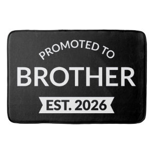 Promoted To Brother Est. 2026 II Bath Mat