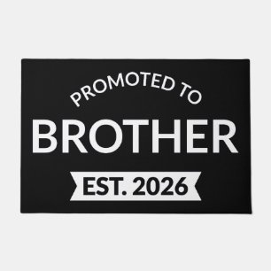 Promoted To Brother Est. 2026 II Doormat