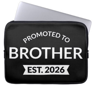 Promoted To Brother Est. 2026 II Laptop Sleeve