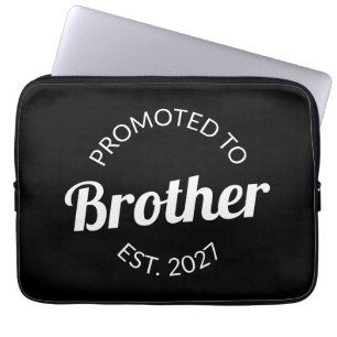 Promoted To Brother Est 2027 Big Brother I Laptop Sleeve