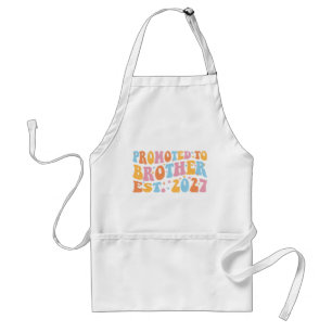 Promoted To Brother Est 2027 Big Brother Standard Apron