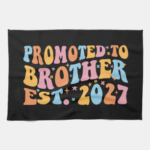 Promoted To Brother Est 2027 Big Brother Tea Towel