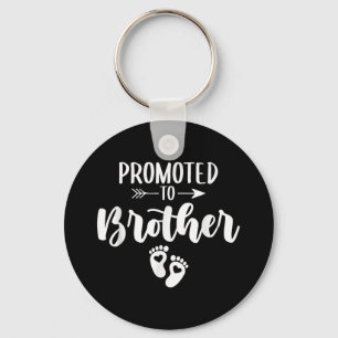 Promoted To Brother Funny Women Pregnancy Soon To  Key Ring