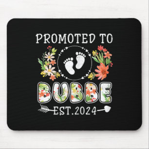 Promoted To Bubbe Mothers Day First Time Grandma Mouse Pad