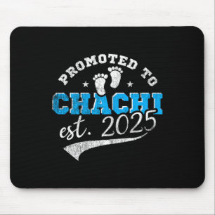 Promoted To Chachi 2025 New Indian Aunt Vintage  Mouse Pad