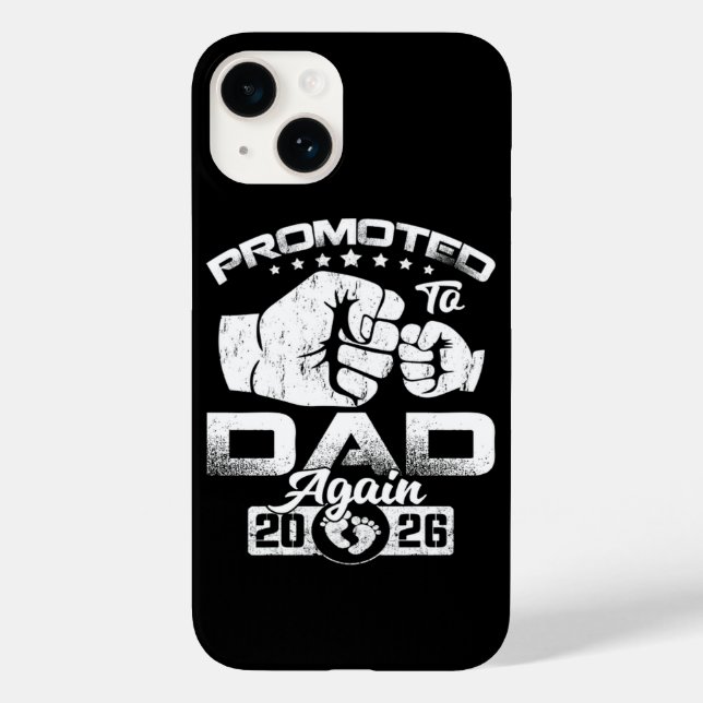 Promoted To Dad Again Est 2026 Case-Mate iPhone Case (Back)