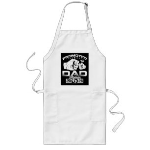Promoted To Dad Again Est 2026 Long Apron