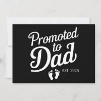 Promoted To Dad EST 2025 Funny Soon To Be Dad