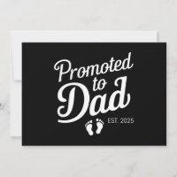 Promoted To Dad EST 2025 Funny Soon To Be Dad