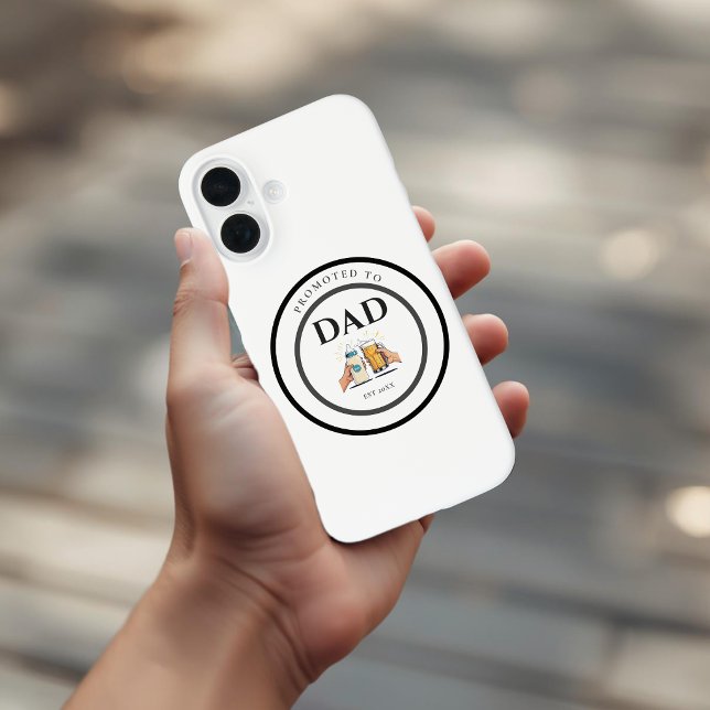 Promoted to Dad Est 2026 Funny Phone Case (Creator Uploaded)
