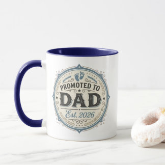 Promoted to Dad Est. 2026 Mug