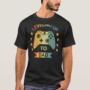 Promoted To Daddy 2022 Video Gamer New Dad First T T-Shirt