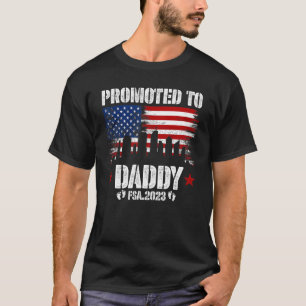 Promoted To Daddy 2023 Fatheru2019s Day First Time T-Shirt