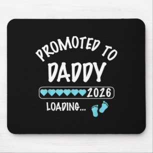 Promoted to Daddy 2026 Boy Baby Gender Reveal Mouse Pad