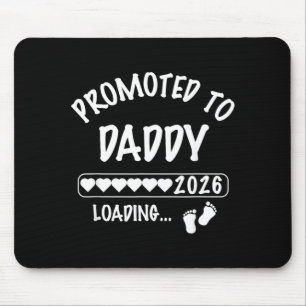 Promoted to Daddy 2026 New Parent Mummy Dad Mouse Pad