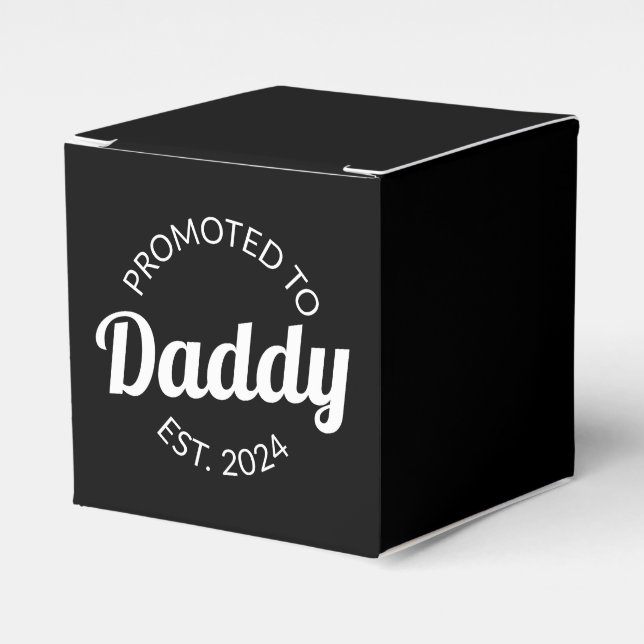 Promoted To Daddy Est. 2024 I Favour Box (Front Side)