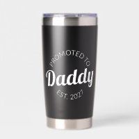 Promoted To Daddy Est 2027 New Dad Baby Shower I