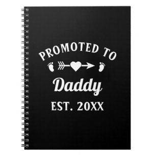 Promoted To Daddy Fatherhood Father's Day Notebook
