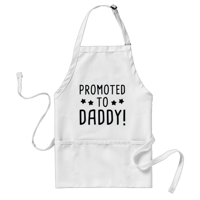 Promoted To Daddy! Standard Apron (Front)