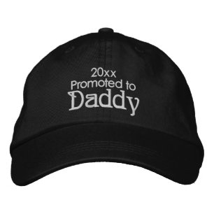 Promoted to Daddy Year (Father's Day) Embroidered Hat