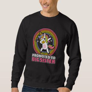 Promoted To Future Big Sister Unicorn Sweatshirt