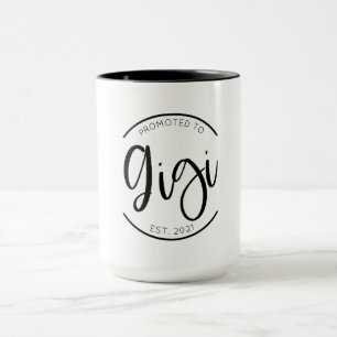 Promoted to Gigi New Grandmother Mug