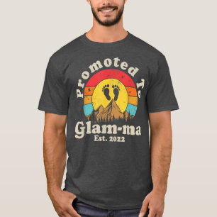 Promoted to Glamma Est 2022 Women Retro First Time T-Shirt