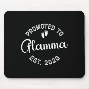 Promoted To Glamma Est 2026 New Grandma Mothers Da Mouse Pad