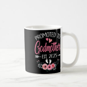 Promoted To Godmother Est 2025 Mothers Day First T Coffee Mug