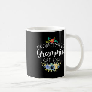 Promoted To Grammie 2025 Mothers Day First Time Mo Coffee Mug