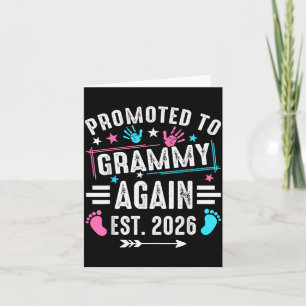 Promoted To Grammy Again Est 2026 Card