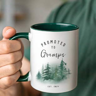 Promoted To Gramps Year Est. Mug