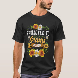 Promoted To Grams Again Shirt Sunflower  New Grams