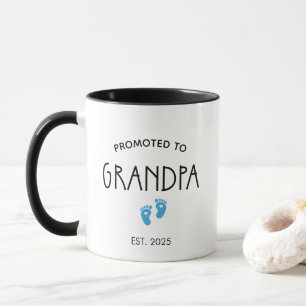 PROMOTED TO GRANDA CUSTOM ESTABLISHED YEAR MUG