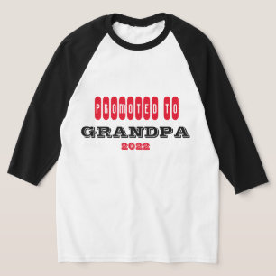 Promoted to GRANDAD customisable sports-shirt T-Shirt