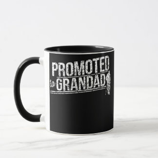 Promoted to Grandad Grandpa Granddad Grandfather Mug