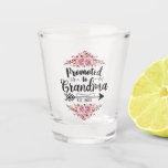 Promoted To Grandma 2025 Pregnancy Announcement Shot Glass<br><div class="desc">Promoted To Grandma 2025 Pregnancy Announcement</div>