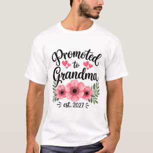 Promoted to Grandma 2027 Shirt, New Grandma T-Shirt