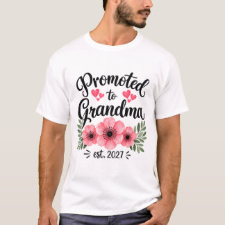 Promoted to Grandma 2027 Shirt, New Grandma T-Shirt