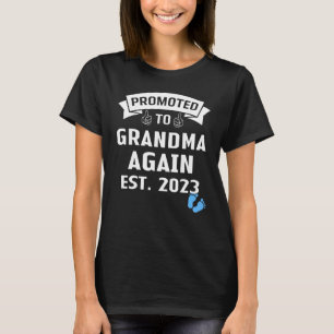 Promoted To Grandma Again 2023 It s A Boy Pregnanc T-Shirt